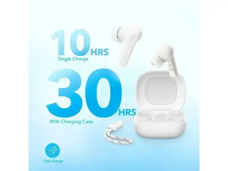 Навушники з мікрофоном ANKER Soundcore P20i White - фото 7