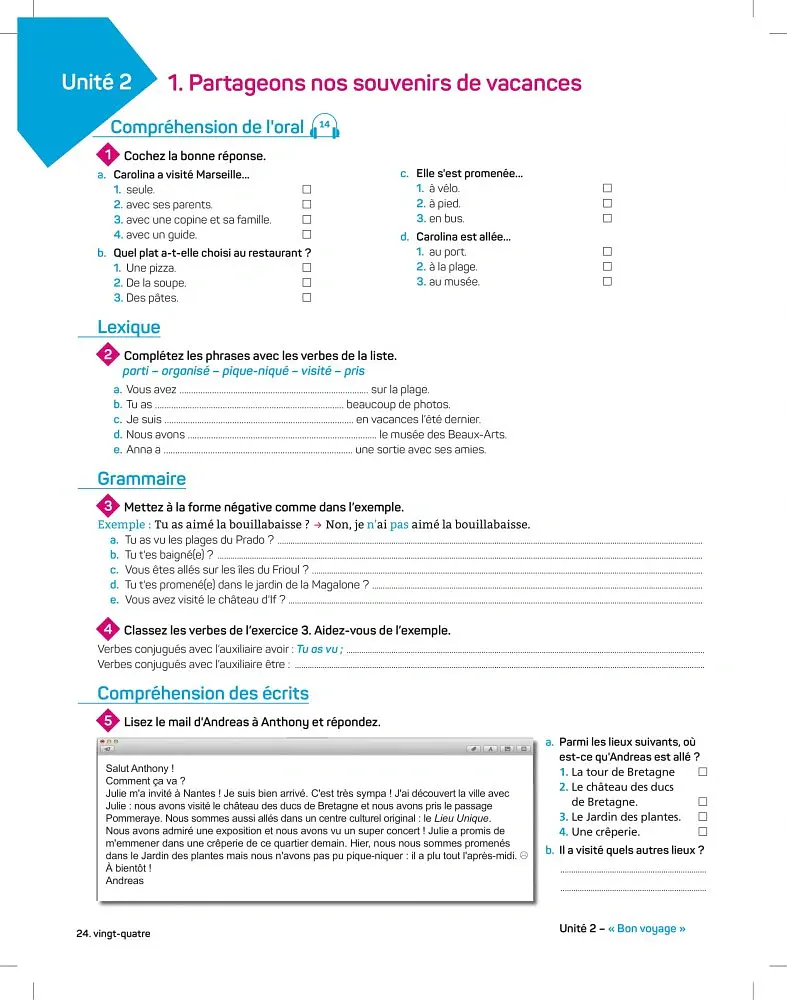 LaClasse - Niveau A2 - Cahier d'activités - Клер Санчес - фото 2