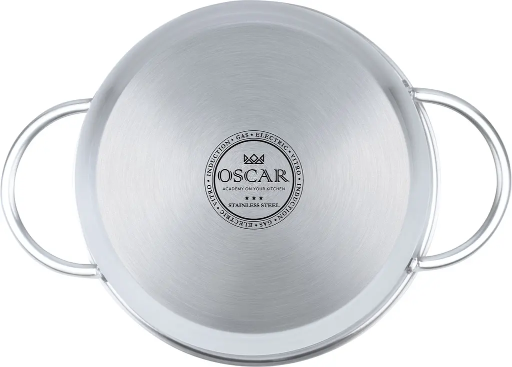 Кастрюля Oscar Galant нержавеющая сталь 3.4 л с крышкой 20 см (OSR-2004-20) - фото 3