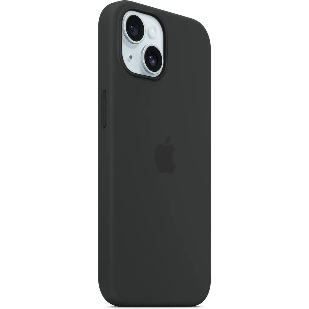 Чохол Silicone Case with MagSafe для Apple iPhone 15 Storm Black ААА [95899] - фото 3