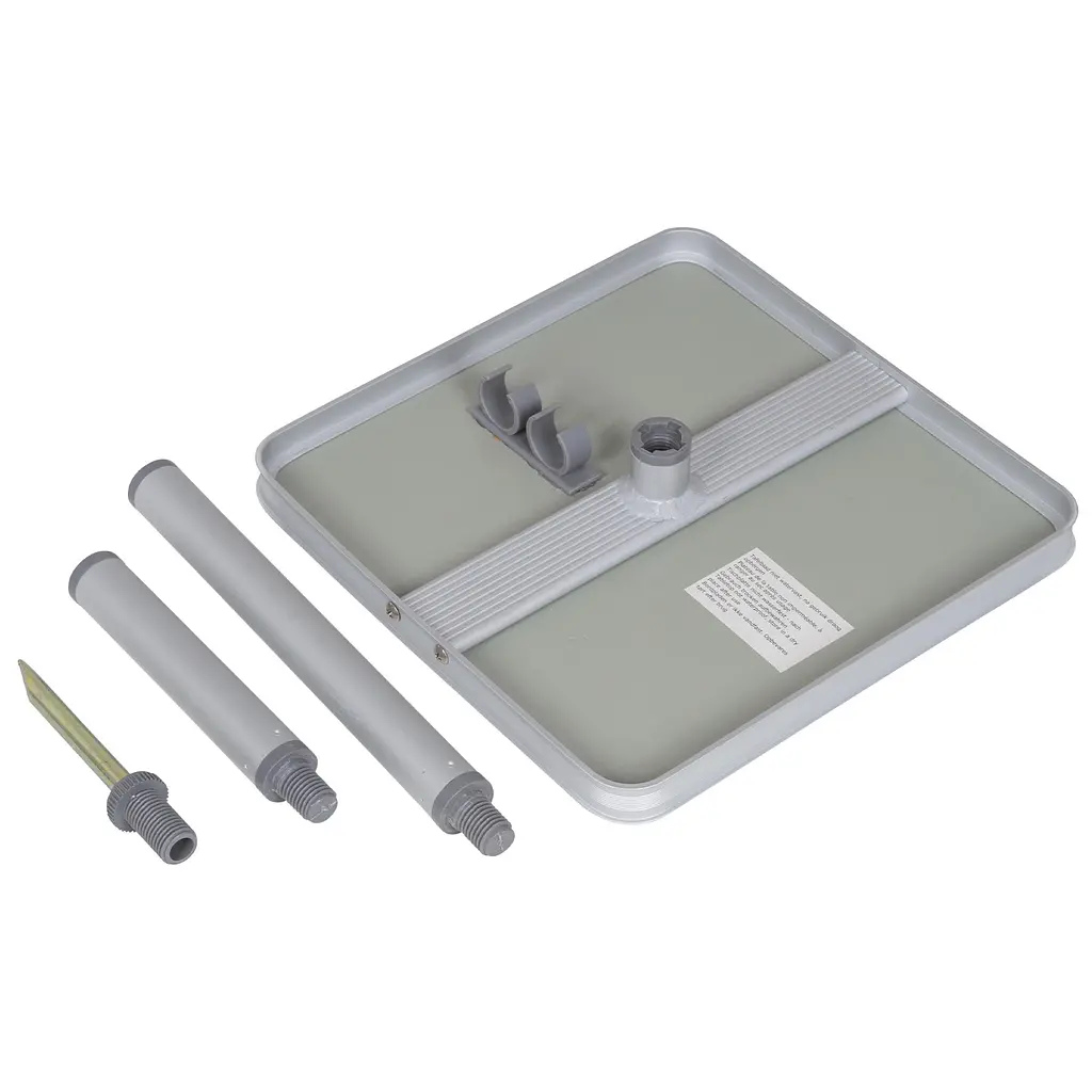 Складной стол Bo-Camp Peg Table 26x26 cm Grey (1402722), Светло-серый - фото 3