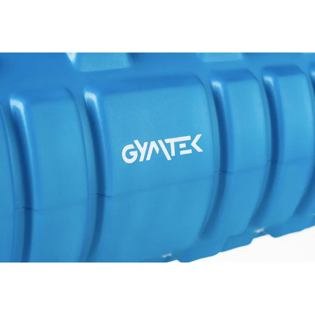 Массажный ролик Gymtek для йоги и фитнеса EVA 33х14 см синий - фото 3