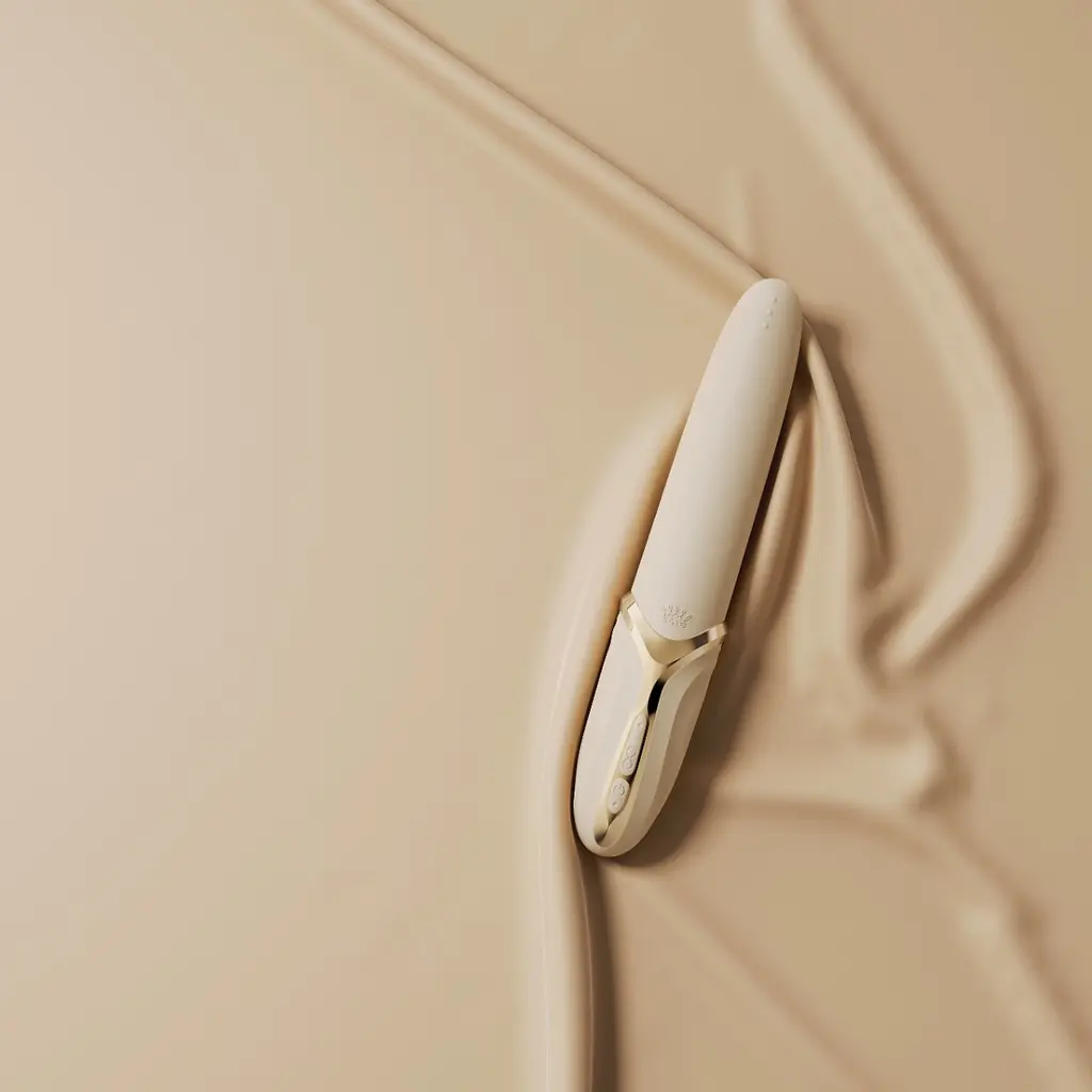 Вібратор Zalo Eve Ivory 22 см білий - фото 12