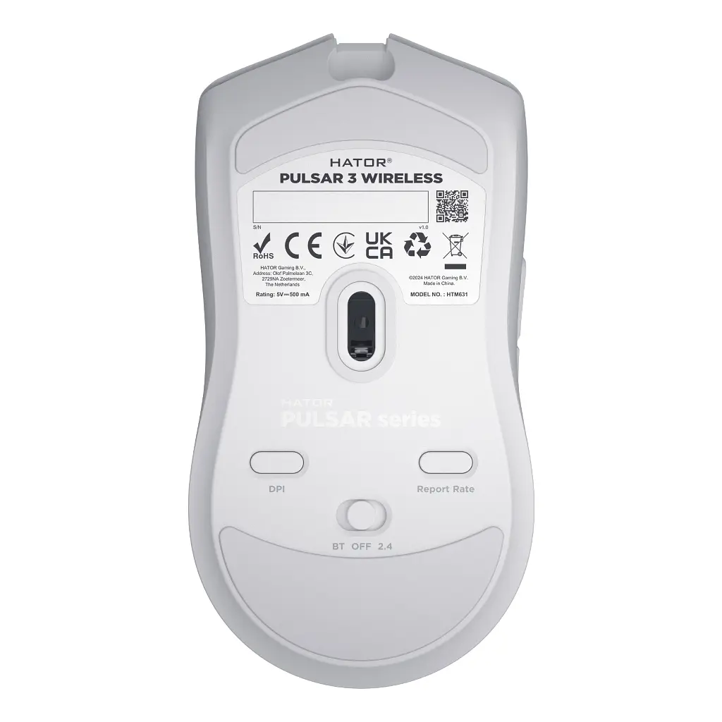 Мишка Hator Pulsar 3 Wireless White (HTM631) - фото 5