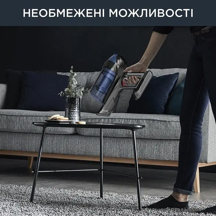 Пылесос Rowenta X-Force Flex 12.60 Auto Aqua беспроводной черно-синий (RH98C0WO) - фото 10