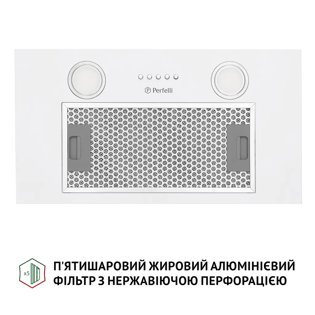 Витяжка повновбудована PERFELLI BI 5252 WH 700 LED - фото 6
