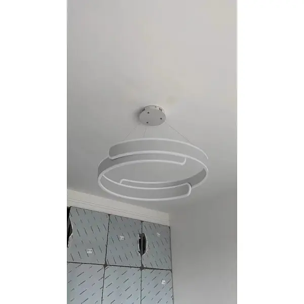 Стильна підвісна LED-люстра Art 2461/500+500WH - фото 10