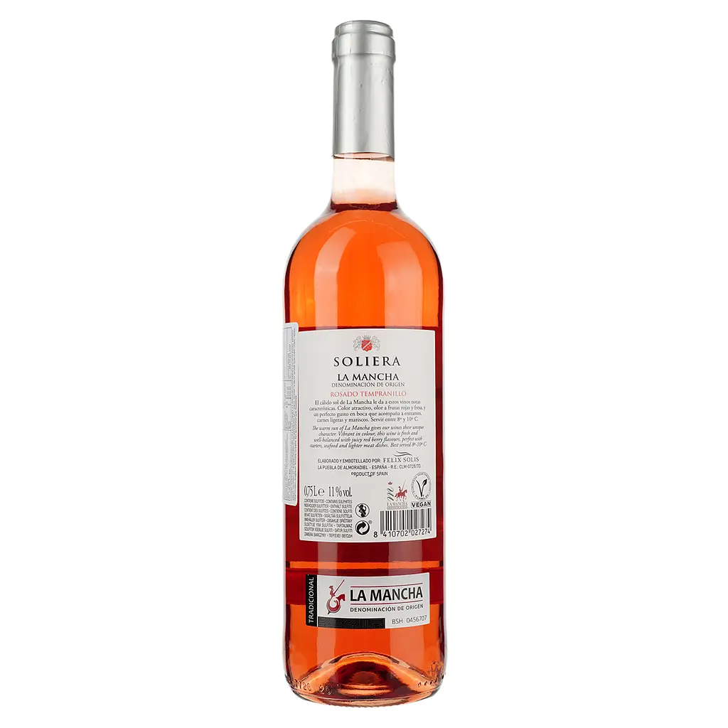 Вино Felix Solis Avantis Soliera Rosado Tempranillo, розовое, сухое, 11 %, 0,75 л (8000014980017) - фото 3
