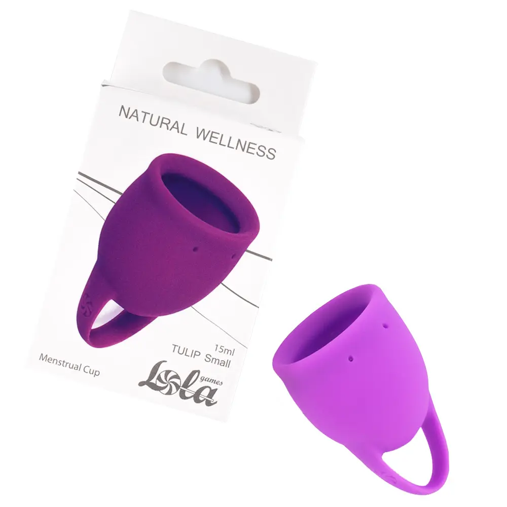 Менструальная чаша Lola Games Natural Wellness Magnolia 15 мл (фиолетовый) - фото 8