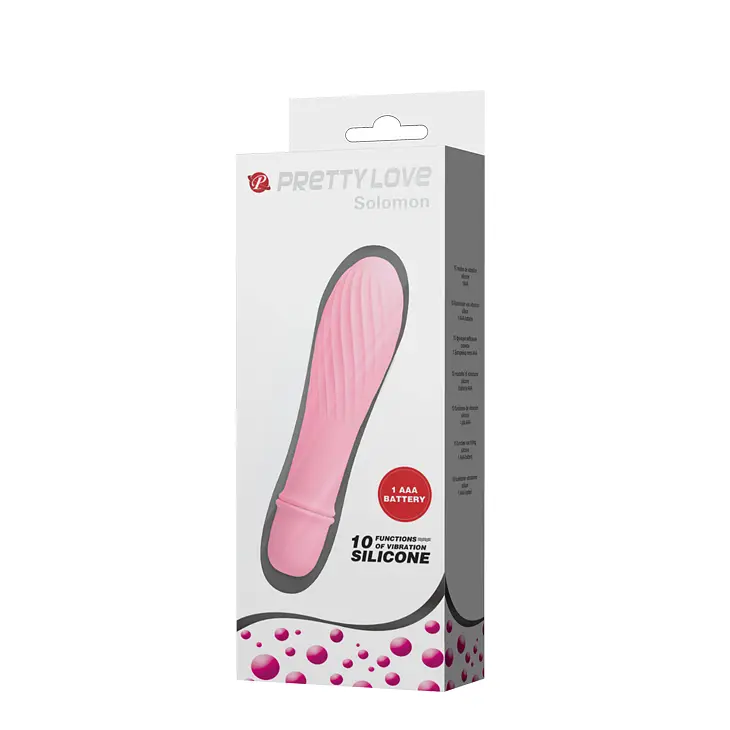 Вібратор Pretty Love Solomon Vibrator Light Pink - фото 3