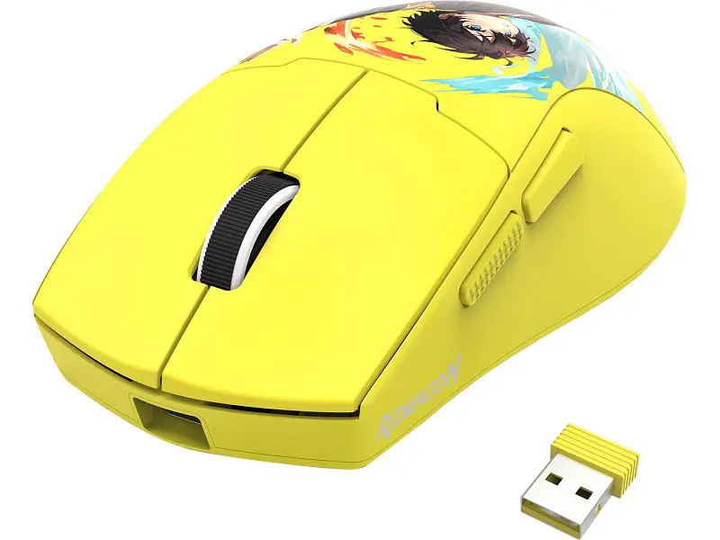 Миша REDRAGON K1NG Pro Max 1K Yellow (M918-AKB-PRO) - фото 4