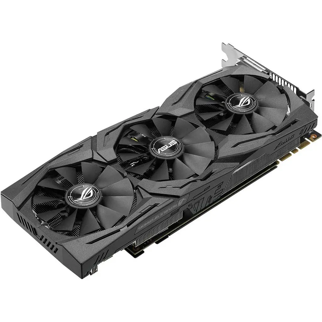 Видеокарта ASUS GTX 1080Ti 11Gb Strix OC (ROG-STRIX-GTX1080TI-O11G-GAMING) (GDDR5X, 352 bit, PCI-E 3.0 x16) Б/у - фото 4