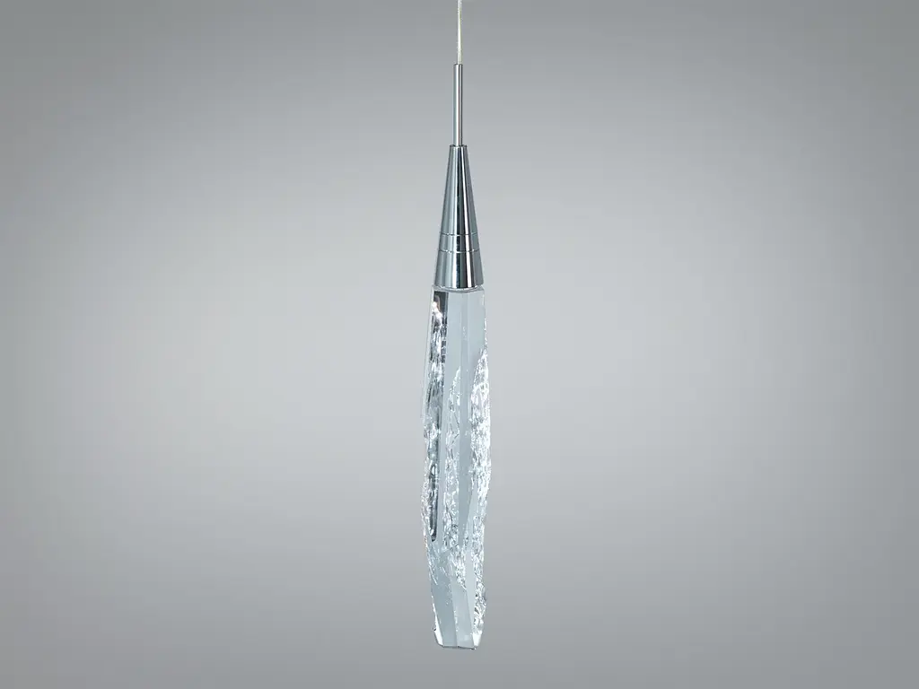 Подвес LED Diasha J2502-1HR Ice Glass хром 4 Вт 220 лм - фото 3