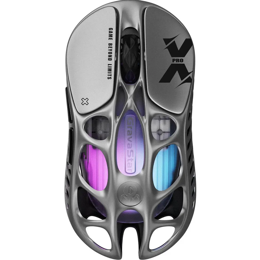 Ігрова Миша Gravastar Mercury X Pro 8K BT/WL/USB Interstellar Silver (GSXPRO_GRY)
