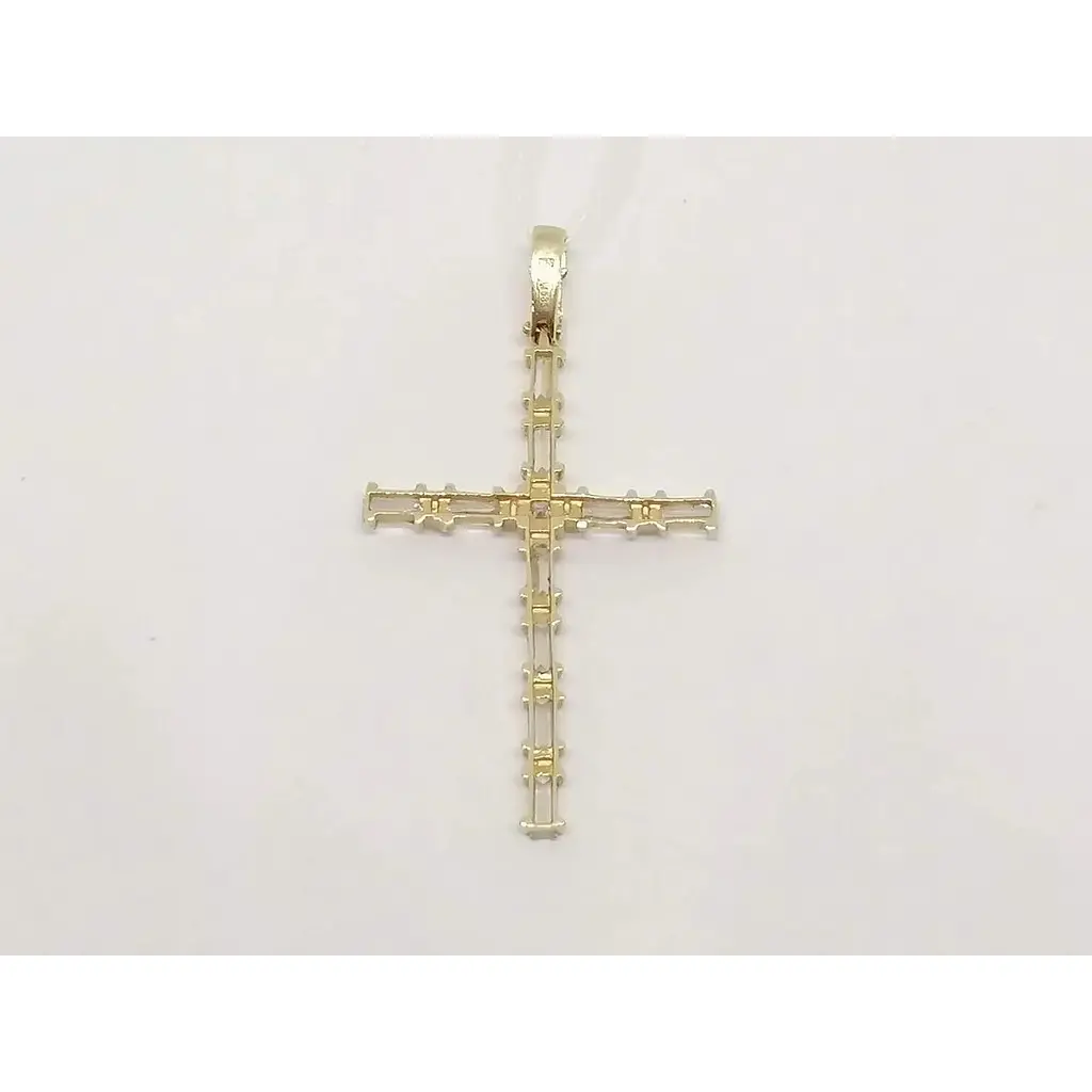 Золотой крестик Империя золота с фианитами. КР274И - фото 5