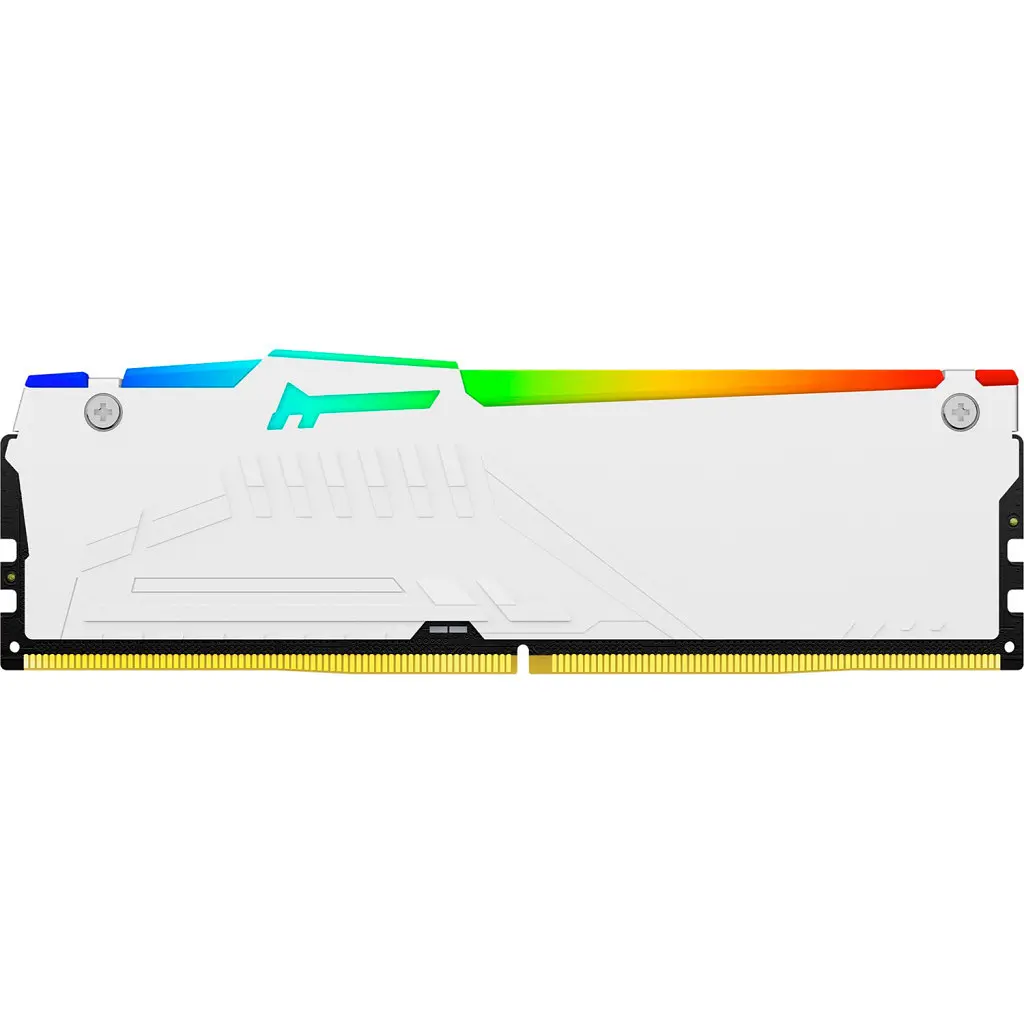 Модуль пам'яті для комп'ютера DDR5 32GB 5200 MHz FURY Beast White RGB Kingston Fury (ex.HyperX) (KF552C40BWA-32) - фото 3