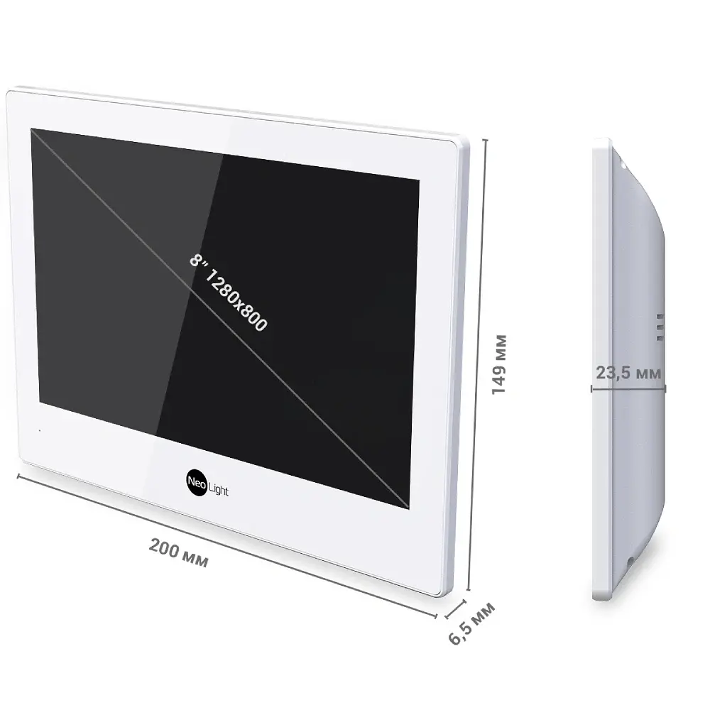 Відеодомофон Neolight Alpha Hybrid white - фото 3