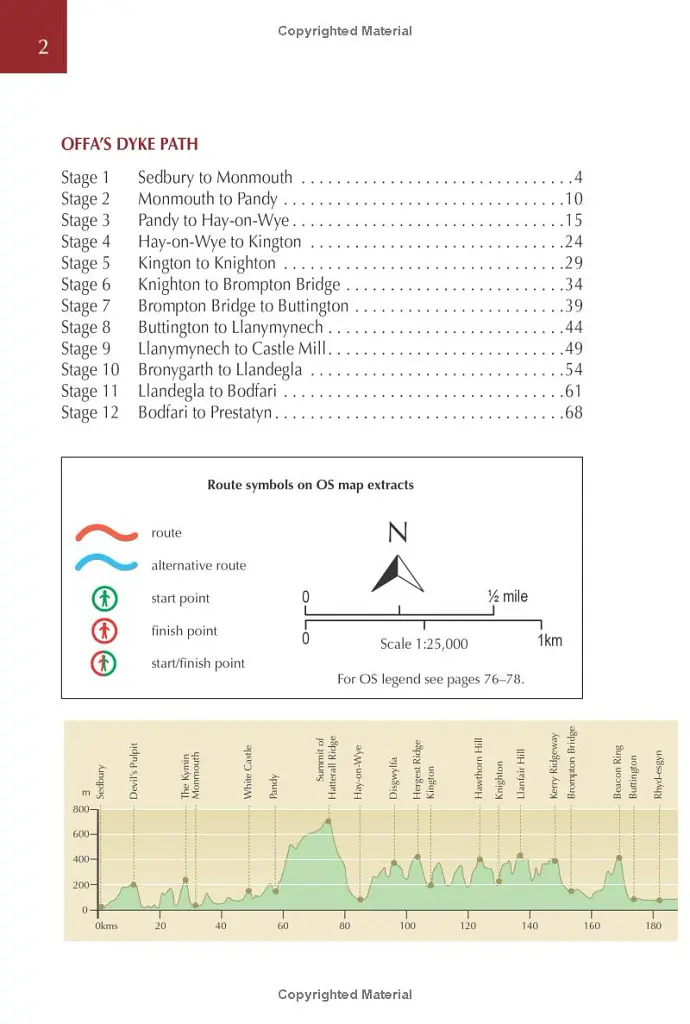 Offa's Dyke Map Booklet - Майк Данн - фото 4