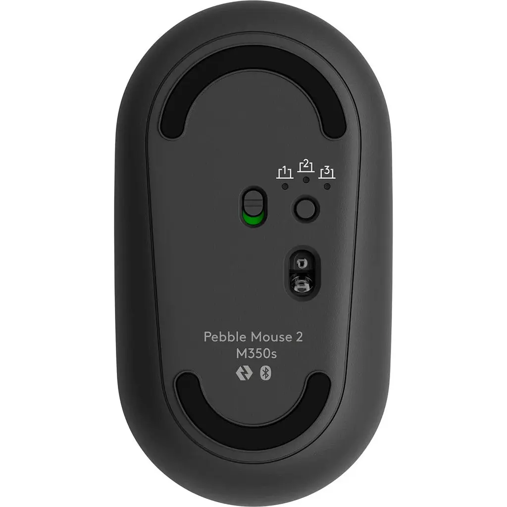 Миша Logitech Pebble Mouse 2 M350s Tonal Graphite (910-007015) [103937] - фото 4