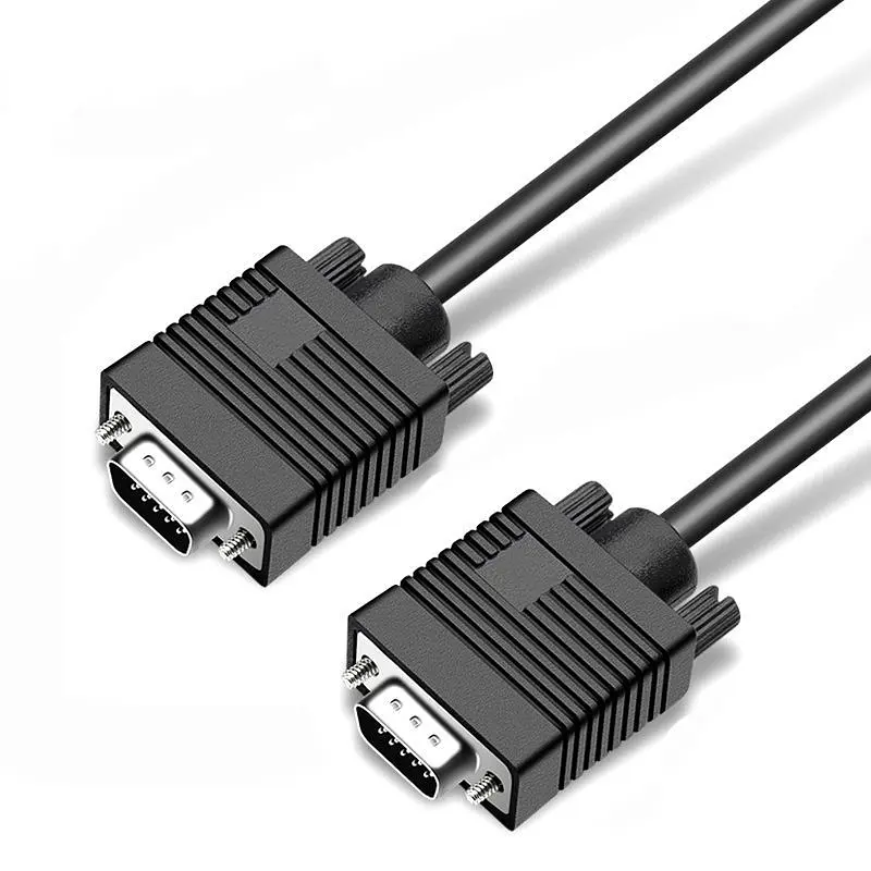 Кабель Prologix VGA - VGA (M/M), HD15M/HD15M (3+9С), 5 м, Black (PR-VGA-VGA-P-06-28-5m) - фото 2