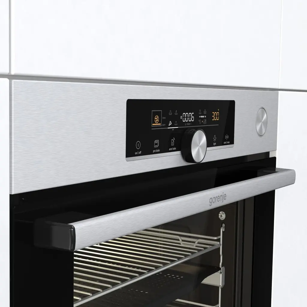 Духовой шкаф электрический Gorenje 77 л A+ пара приготовление на нескольких уровнях дисплей нержавеющая сталь - фото 5