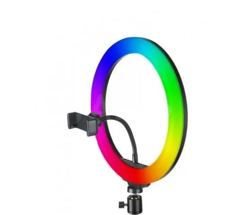 Світлодіодне селфі-кільце з RGB підсвічуванням OPT-TOP Soft Ring Light MJ300 (1756374695) - фото 4