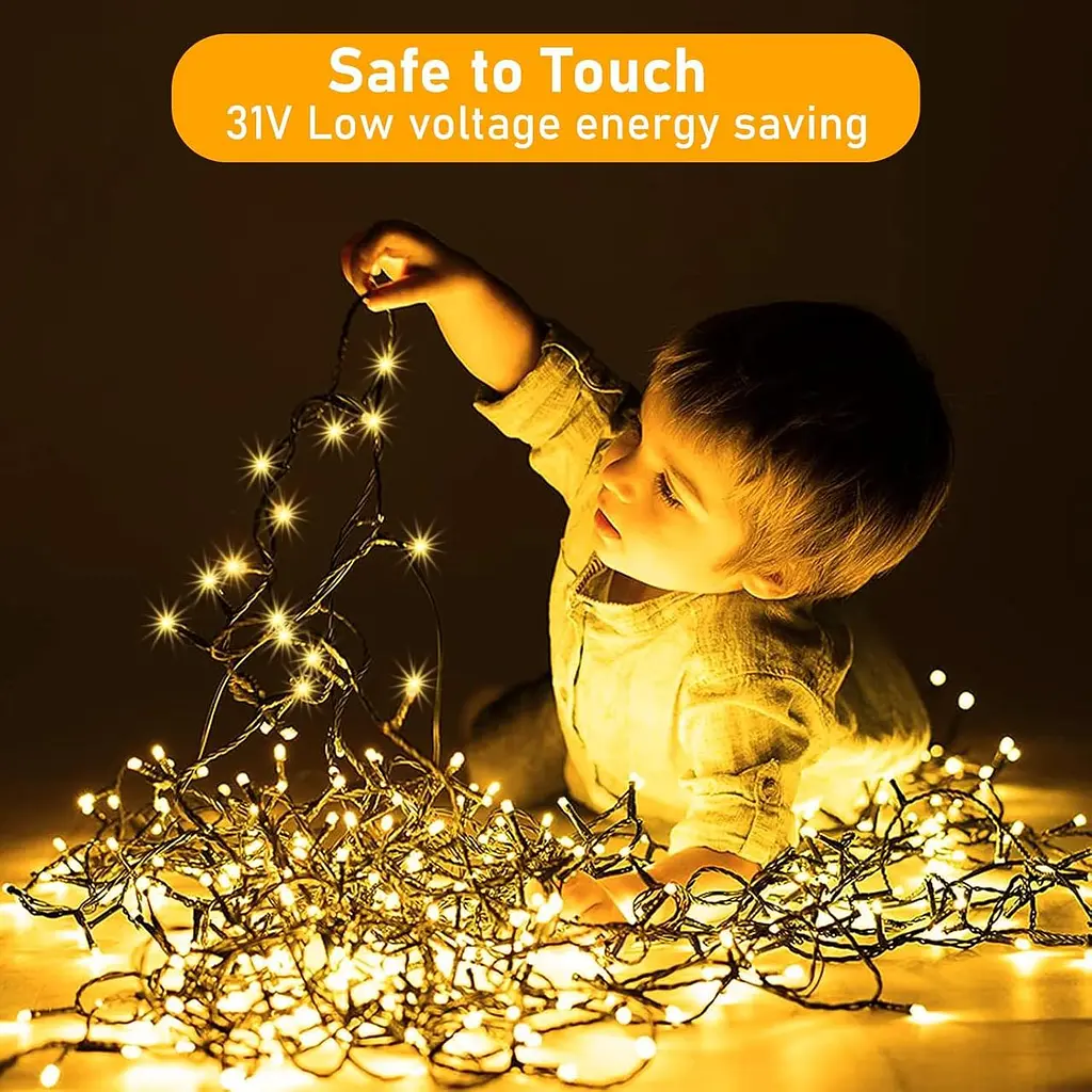 Світлодіодні гірлянди Bzavor Fairy Lights, що працюють від батарейок, 15 м - фото 4