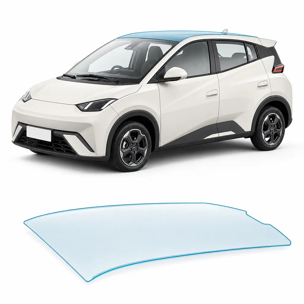 Антигравійна захисна бронеплівка за лекалами для BYD Seagull (Dolphin Surf) I 2023- зона даху