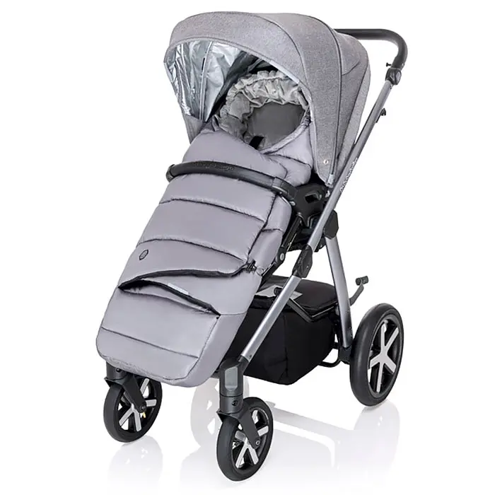 Універсальна коляска 2 в 1 Baby Design Husky NR 2020 07 Gray (202513) - фото 7