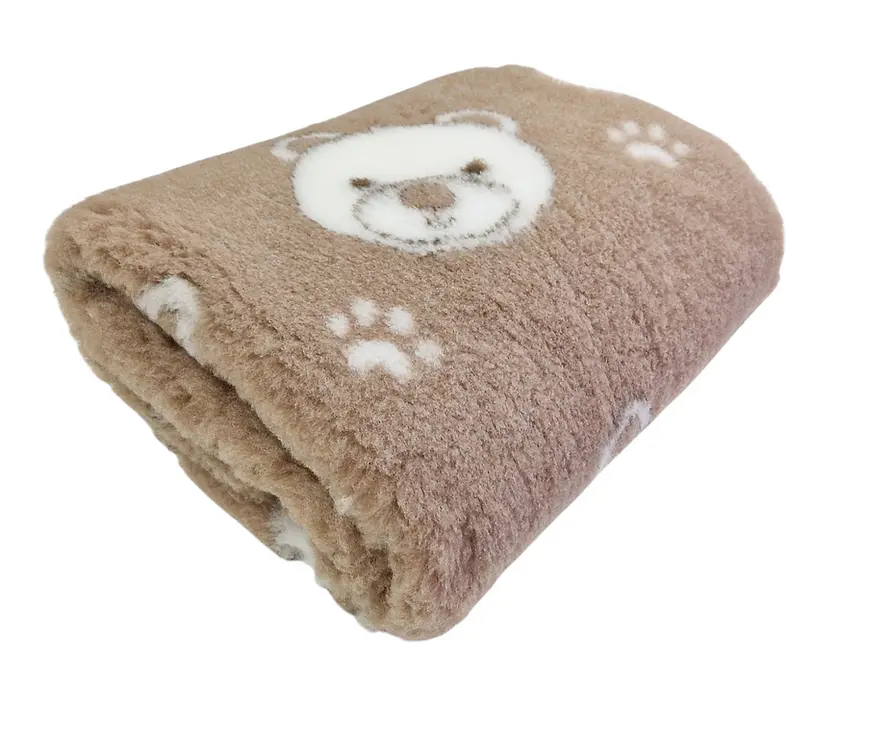 Килимок для собак Vetbed Mink Teddy Bear Pattern 160х200 см - фото 3