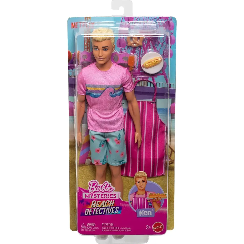 Кукла Barbie Кен Пляжные лакомства с м/ф Таинственные приключения (JFV65) - фото 4