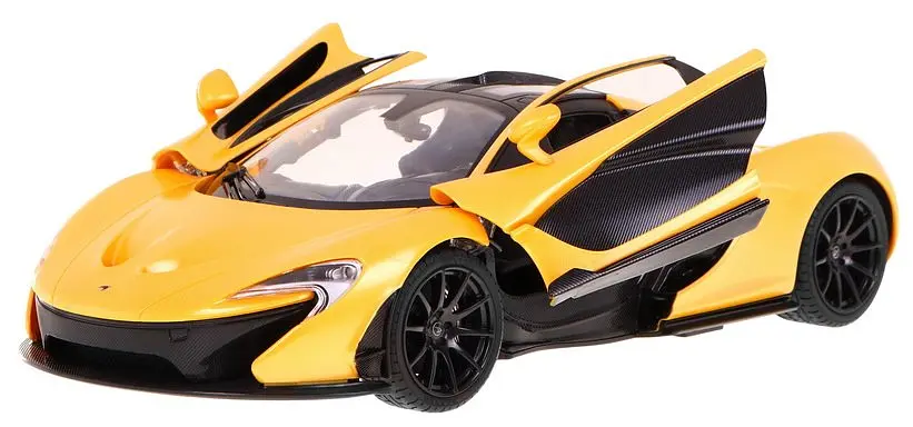 Машинка McLaren P1 GTR желтый RASTAR модель 1:14 Автомобиль на дистанционном управлении + пульт 2,4 ГГц - фото 2