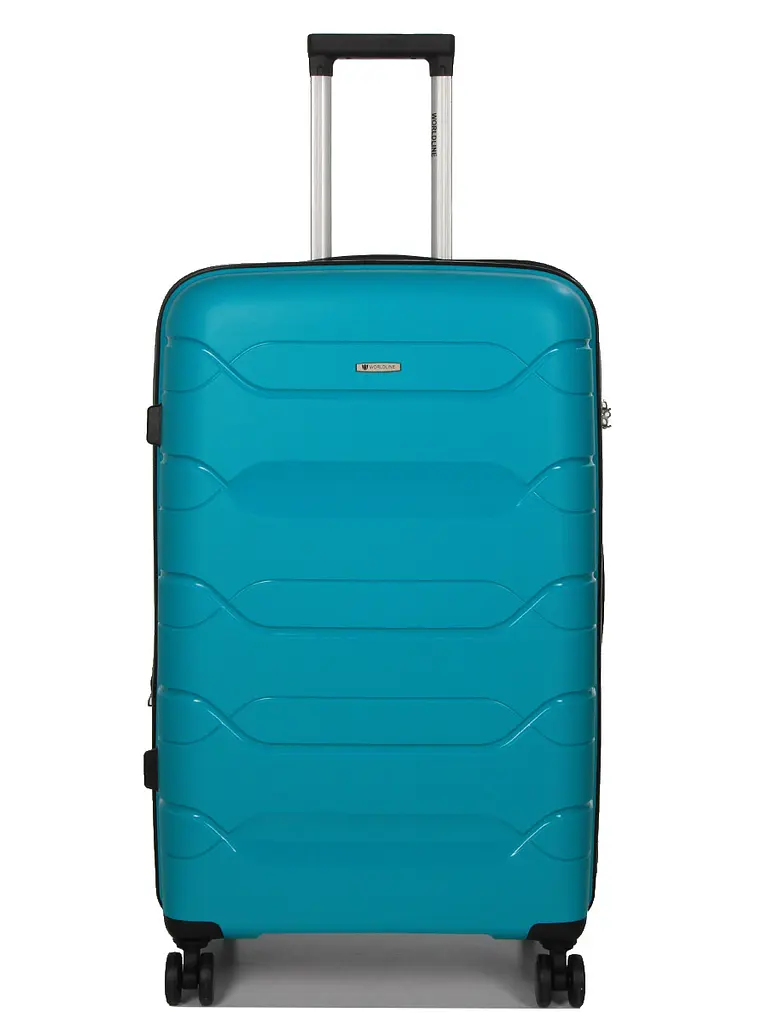 Валіза велика L поліпропілен Worldline Airtex 282 109л 74×47×30см Бірюзова - фото 2