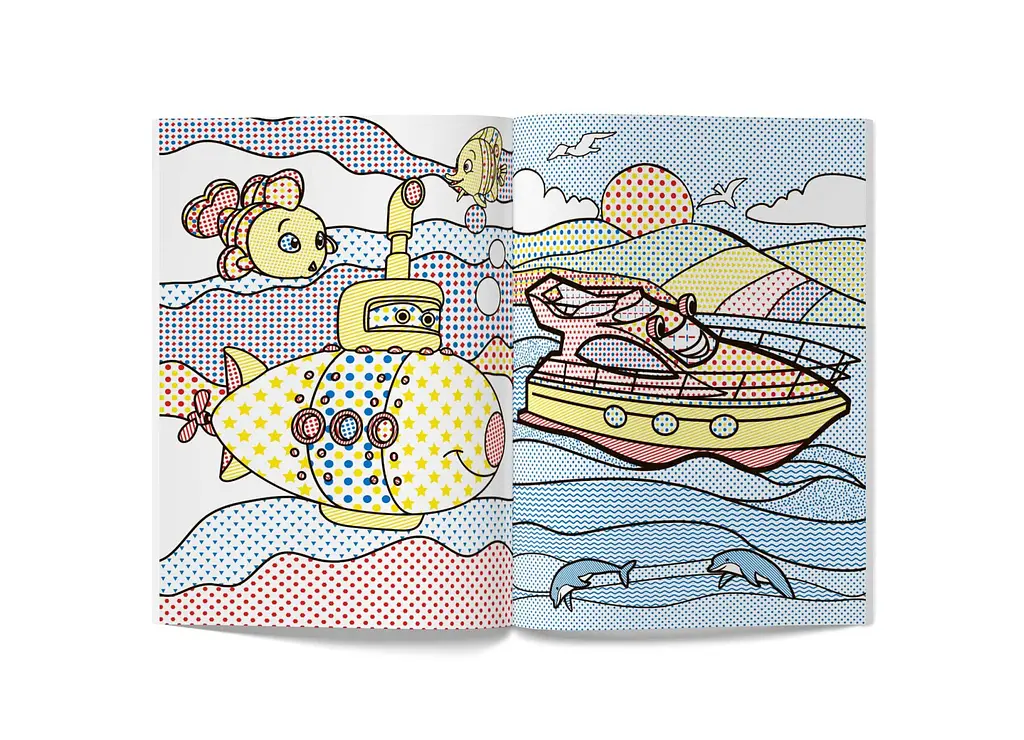 Книга Великі водяні розмальовки. Кораблі 6812 Різнокольоровий shop (9789669876812) - фото 3