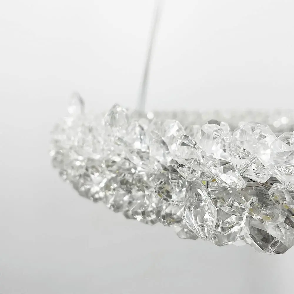 Невероятная хрустальная подвесная латунная люстра Ø 43 см | Ст. MD9105R-400 AB | Line F - фото 2