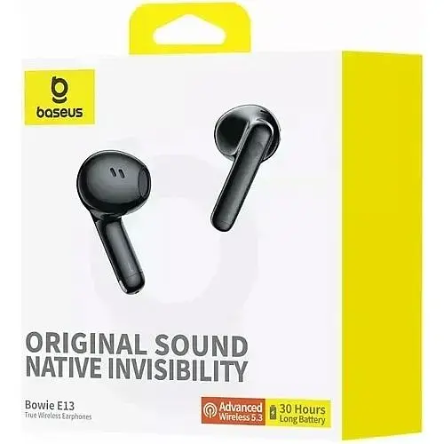 Бездротові навушники Baseus Bowie E13 True Wireless Earphones A00059701127-Z1 Black - фото 5