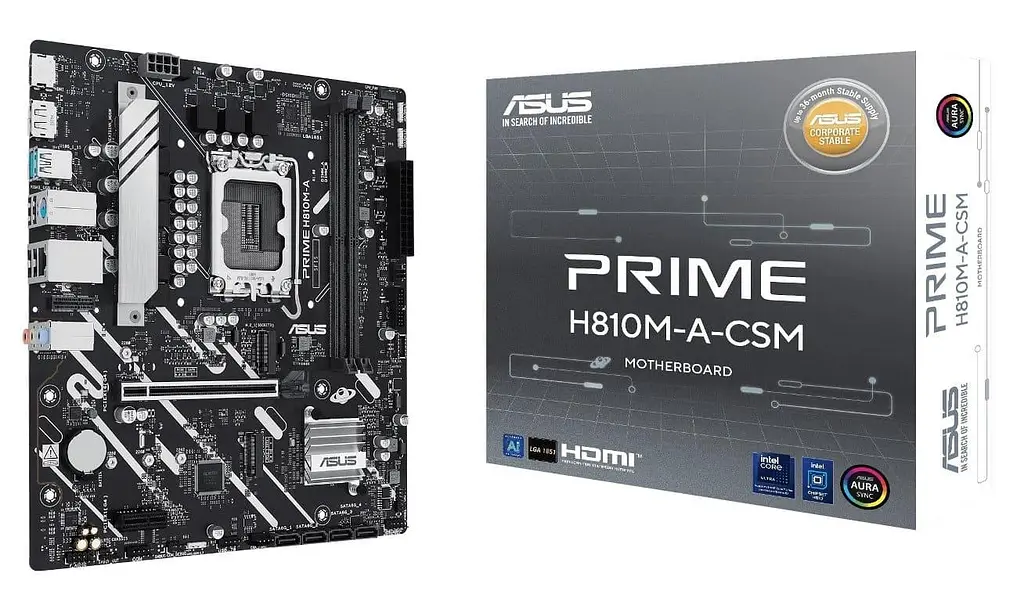 Материнська плата ASUS PRIME H810M-A-CSM (PRIME H810M-A-CSM) (Socket 1851, Intel H810, Micro-ATX) - фото 5