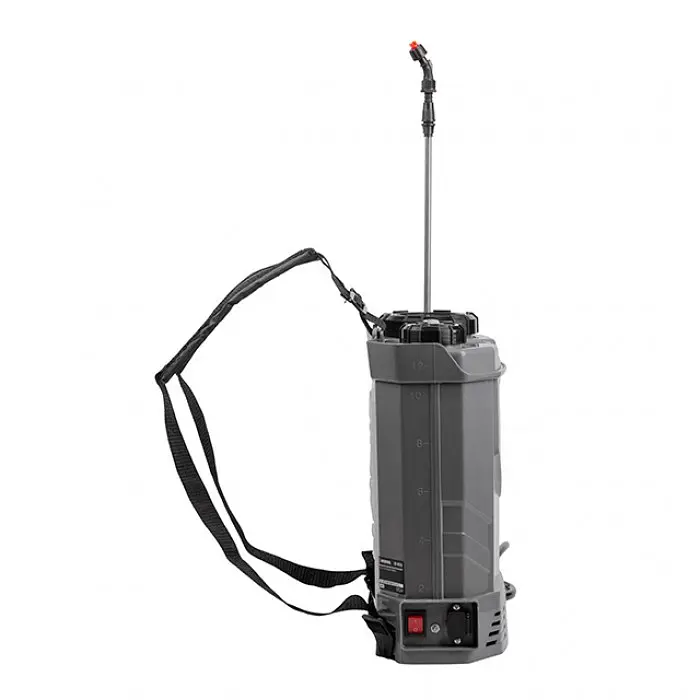 Обприскувач INTERTOOL DT 9012 акумуляторний ранцевий, 12 л, продуктивність 3.1 л хв, акумулятор 12 В 8 А - фото 7