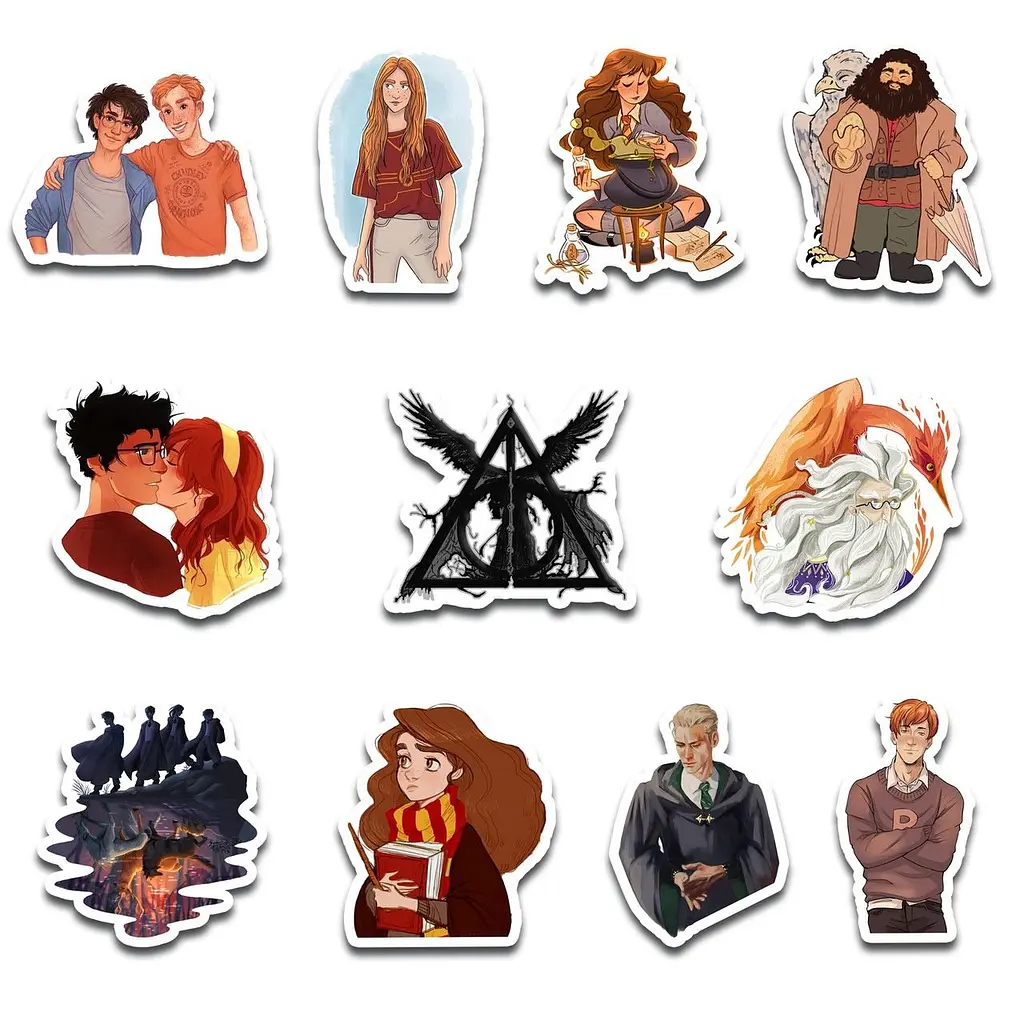 Стікерпак GeekLand Harry Potter 45 штук (SP HP 01) - фото 2