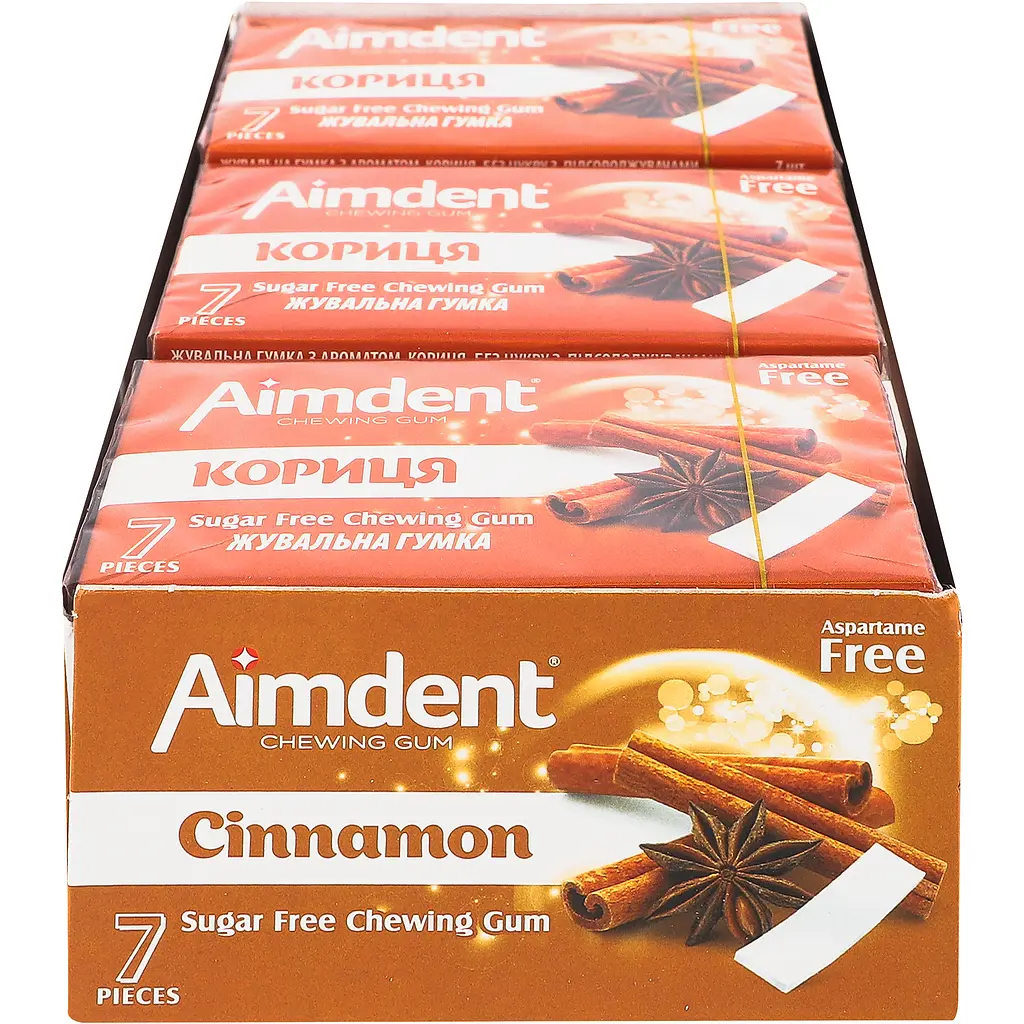 Жувальна гумка Aimdent Cinnamon 14.5 г - фото 2