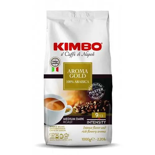 Кава в зернах Kimbo Aroma Gold 1 кг - фото 3