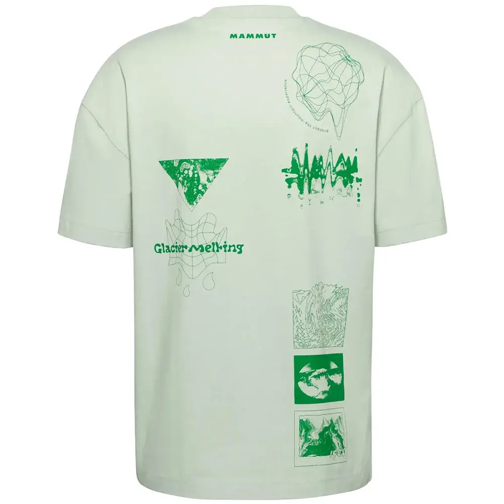 Футболка Mammut BaseRelaxed T-Shirt Glacier XXL silversage - фото 2