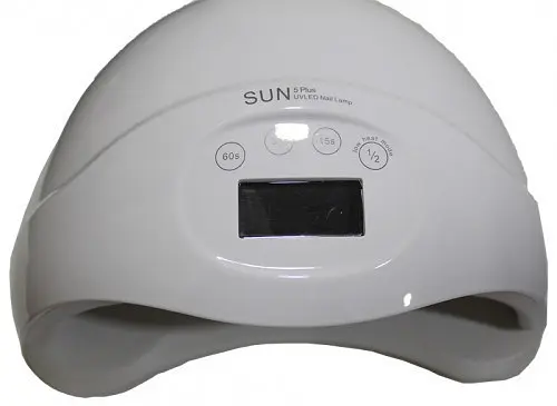 LED Лампа для манікюру SUN 5 48W+LCD для полімеризації сушки гелю та гель-лаків - фото 2