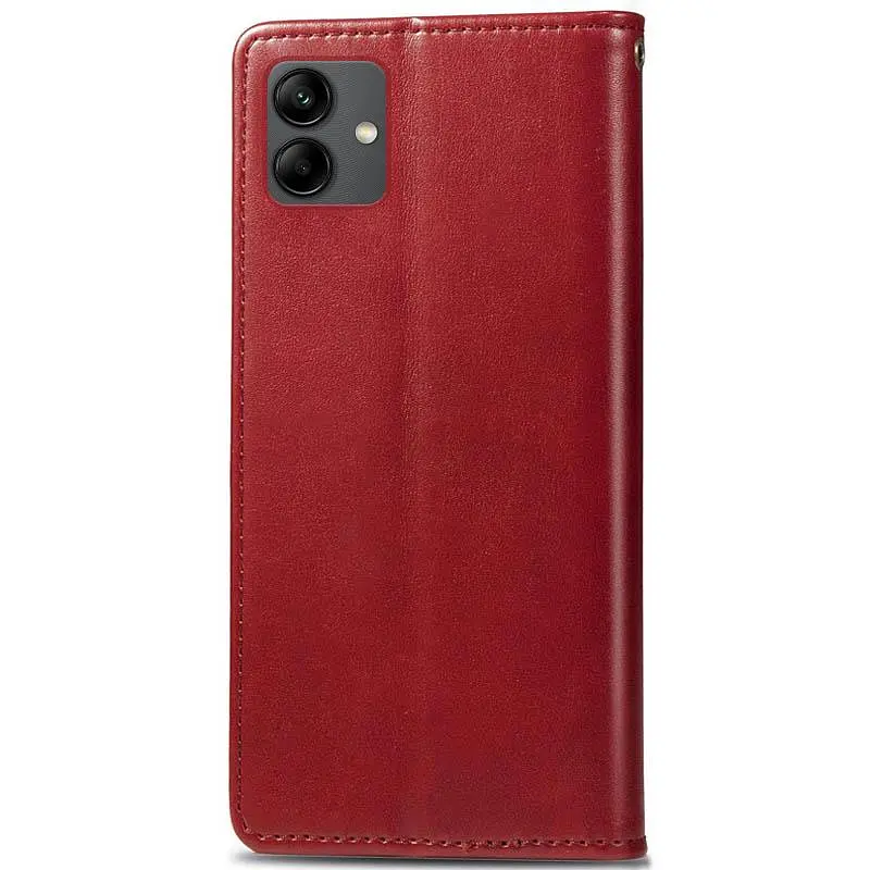 Кожаный чехол-книжка Getman Gallant (PU) для Samsung Galaxy A07 Красный - фото 2