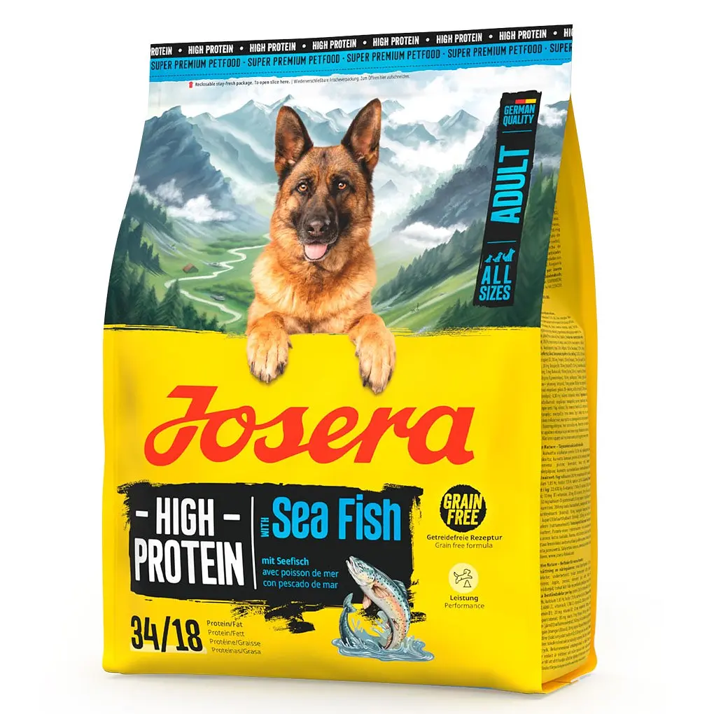 Сухий корм для собак Josera High Protein Adult з морською рибою для всіх порід 900 г - фото 2