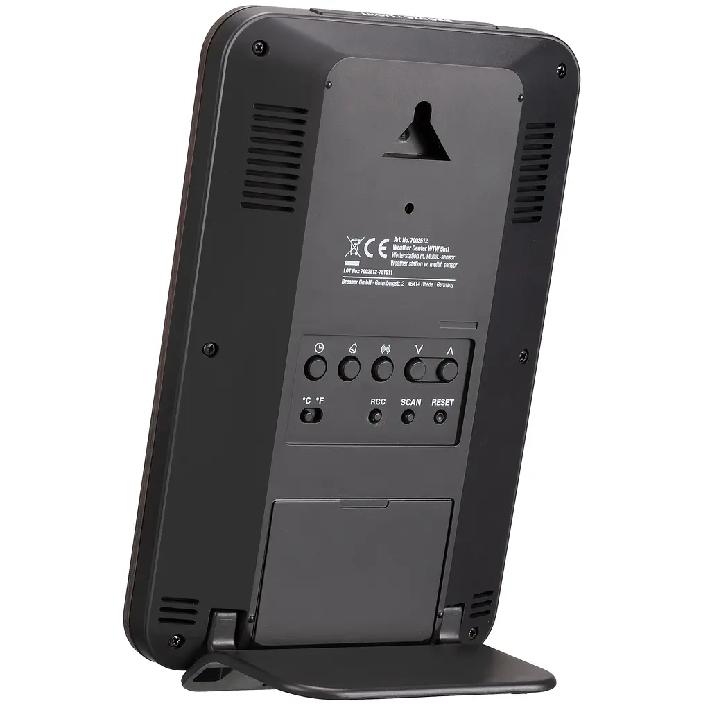 Метеостанція Bresser Weather Center 5-in-1 WTW Brown (7002512) - фото 5
