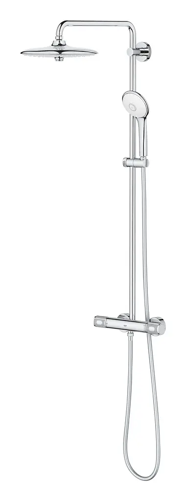 Душова система з термостатом Grohe Euphoria System 27615002, Хром - фото 8