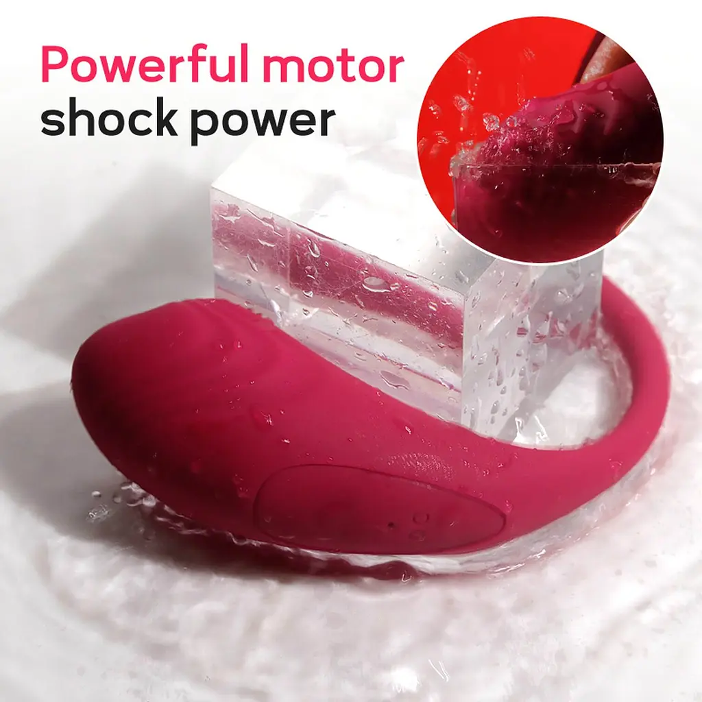 Виброяйцо Boss Series App Love Egg 17.3 см розовый - фото 11