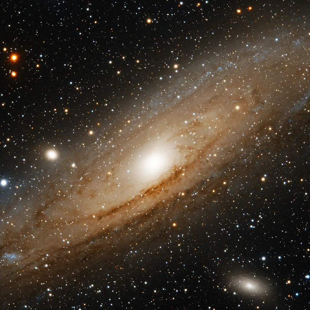 Інтер'єрна картина Галактика Андромеди, туманність, Andromeda Galaxy, астрономія, космос, НАСА, наука, 43×60 см (id6722) - фото 4