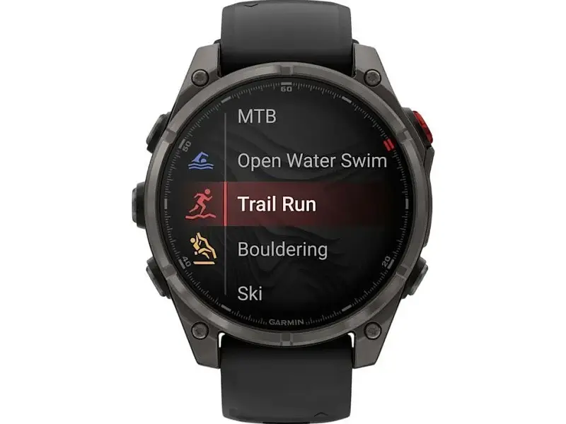 Смарт-годинник Garmin Fenix 8 Pro 47 mm AMOLED Carbon Gray DLC Titanium with Black/Pebble Gray (010-03198-00/01) - фото 3